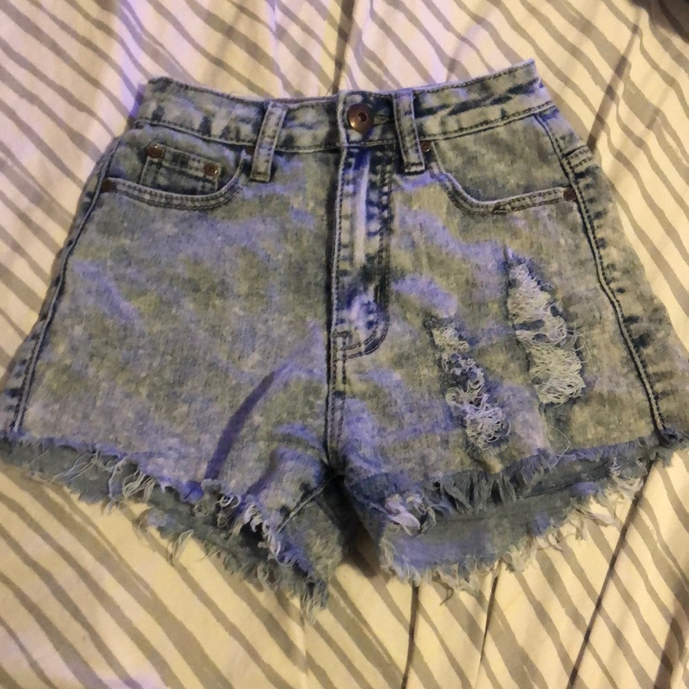High Waisted Jean Shorts